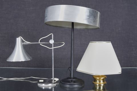3 lampes à poser