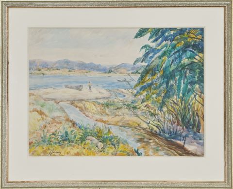 Robert Bereny (1887-1953) Vue du Danube