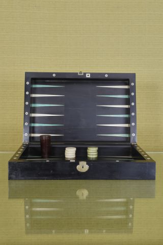 Coffret à jeux de jacquet