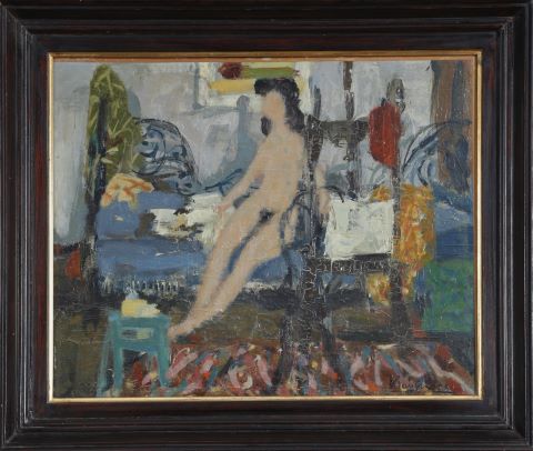 Nu dans l’atelier