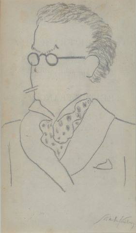 Sacha Guitry (1885-1957) Autoportrait (?)