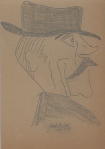 Sacha Guitry (1885-1957) Caricature