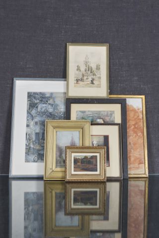 Ensemble de 7 oeuvres originales