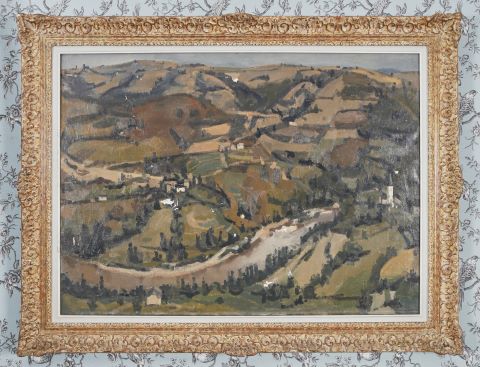 Roger Forissier (1924-2003) Le Tournant du Tarn...