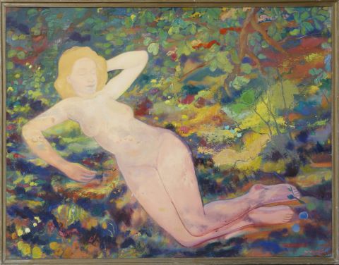 Femme nue allongée