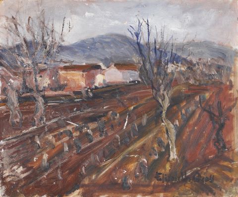Élisabeth Gross (1907-1966) Paysage
