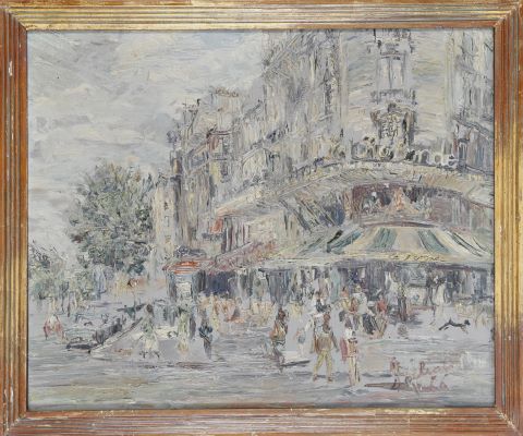 4 paysages et vues de Paris