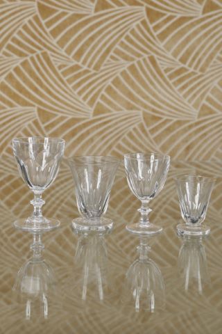 Parties de services de verres