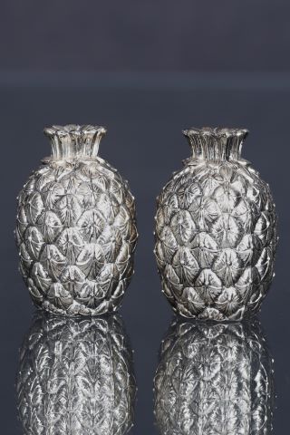 Salière et poivrière Ananas