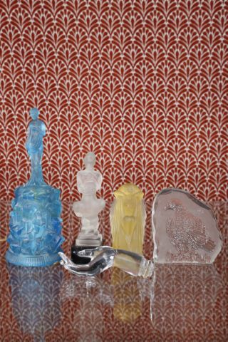 5 objets en verre