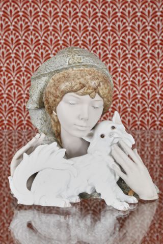 Femme au chien