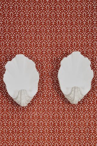 Paire d’appliques coquillages