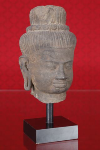 Cambodge, art khmer Tête de Shiva