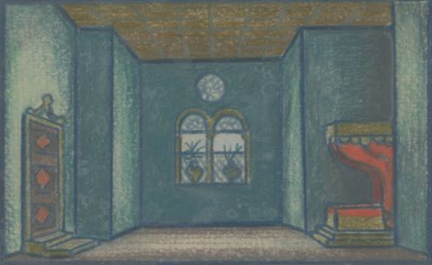 2 projets de décor de théâtre