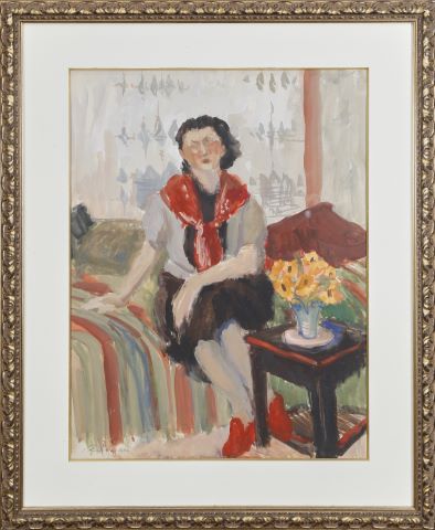 Renée Bernard (1906-2004) Portrait de femme