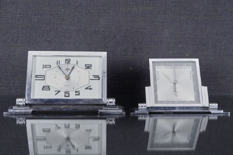 Baromètre et pendule de bureau