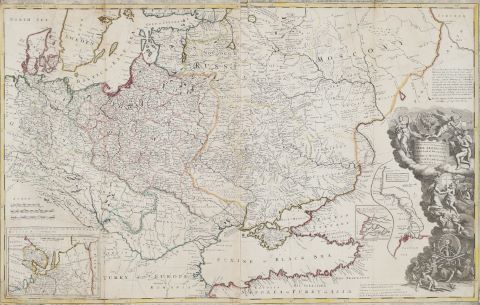 Moscou, Pologne, Tartarie et Mer noire