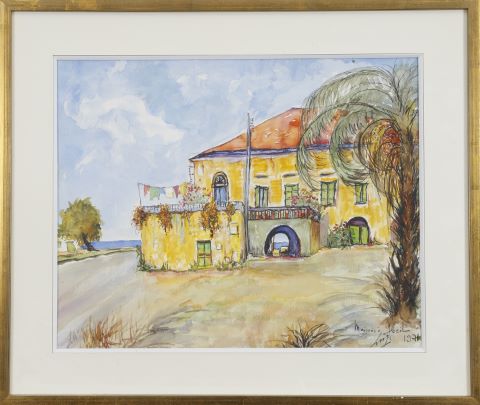 Olga Limansky (1903-1988) Maisons à Jebeil...