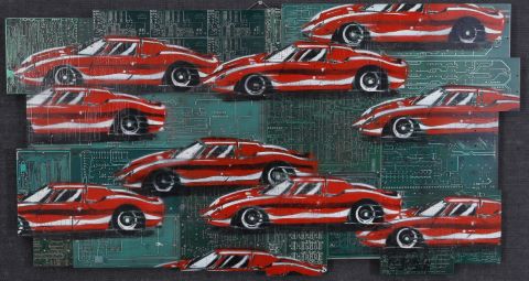 Emmanuel Chapalain (né en 1965) Voitures