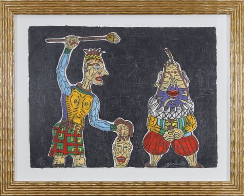 Tête de poire et artiste givré