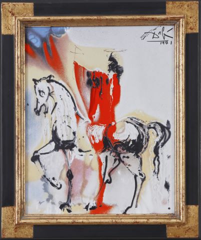 D’après Salvador Dali Cheval dalinien