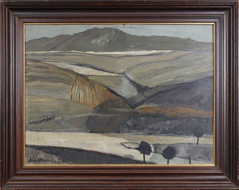 Michel Henry (1928-2016) Paysage montagneux