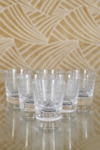 6 verres à whisky modèle Rohan