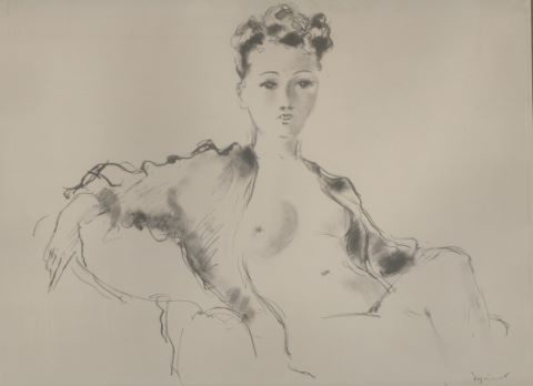 André Dignimont (1891-1965) Femme nue assise