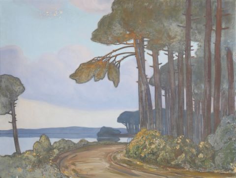 Jean-Roger Sourgen (1883-1978) Vue du lac...