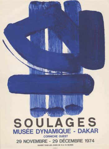 D’après Pierre Soulages (né en 1919)