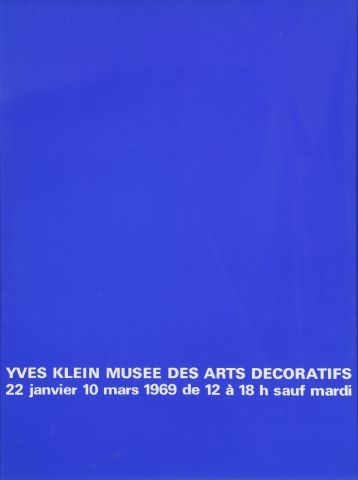D’après Yves Klein (1928-1962)