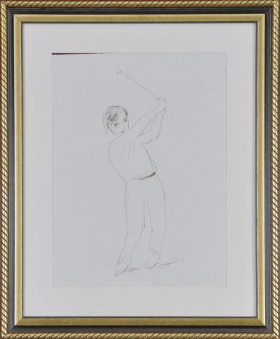 5 études de golfeurs
