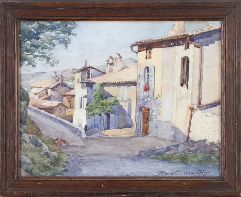 Horace Bieuville (1862-1925) Vue de Digne