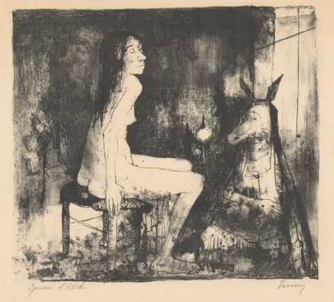 Jeune fille pensive