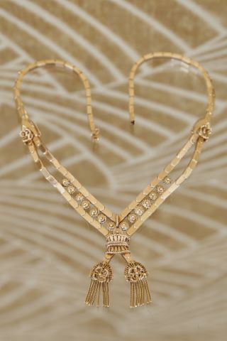 Collier draperie