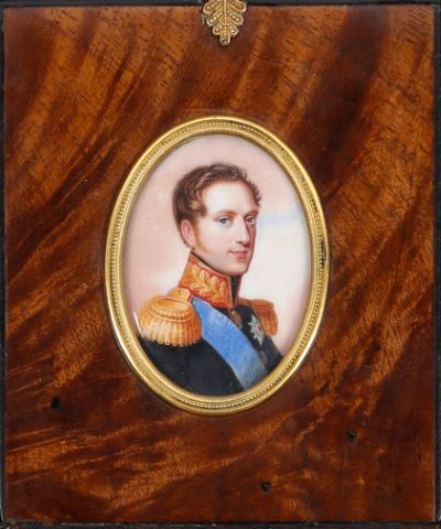 Portrait du tsar Nicolas Ier jeune