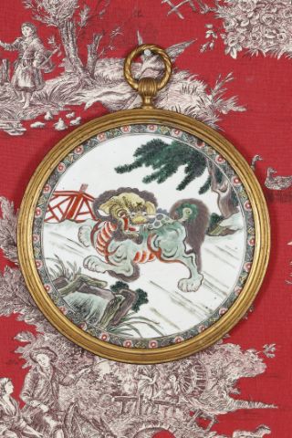 Plaque circulaire