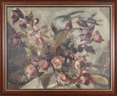 Nature morte aux roses