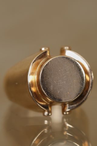 Bague chevalière Art Déco