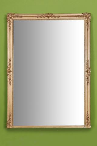 Grande glace rectangulaire de style Louis XV