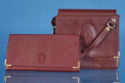 Cartier Paris 1 sac bandoulière + 1 pochette