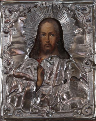 Russie Icône du Christ Pantocrator