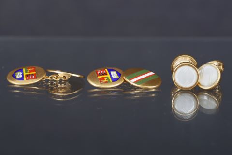 4 paires de boutons de manchette