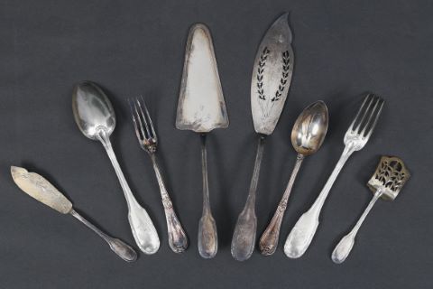 Partie de ménagère dépareillée