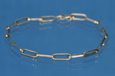 Bracelet mailles type forçat