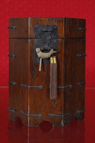 Coffret à chapeaux octogonal
