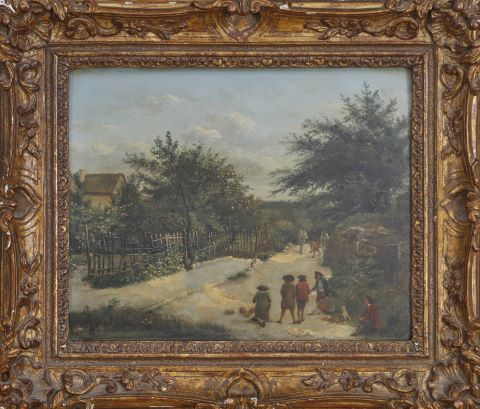 Attribué à Élise Saugrain (1753-c.1790) Le Jeu...