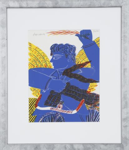 Homme à la bicyclette