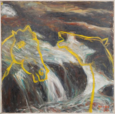 Giorgos Minas (né en 1955) Têtes de cheval