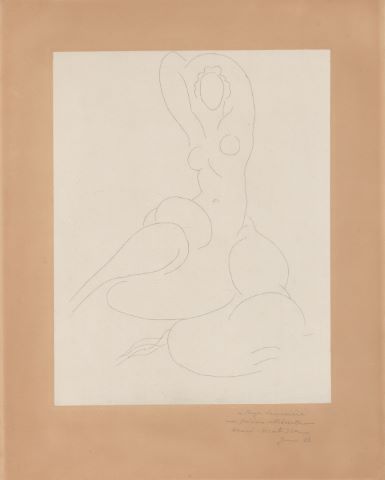Henri Matisse (1869-1954) Nu pour Cleveland,...